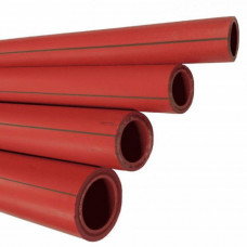 Полипропиленовая труба круглая красная противопожарная SDR 9 PP-R 63х7,1 мм ГОСТ/ТУ